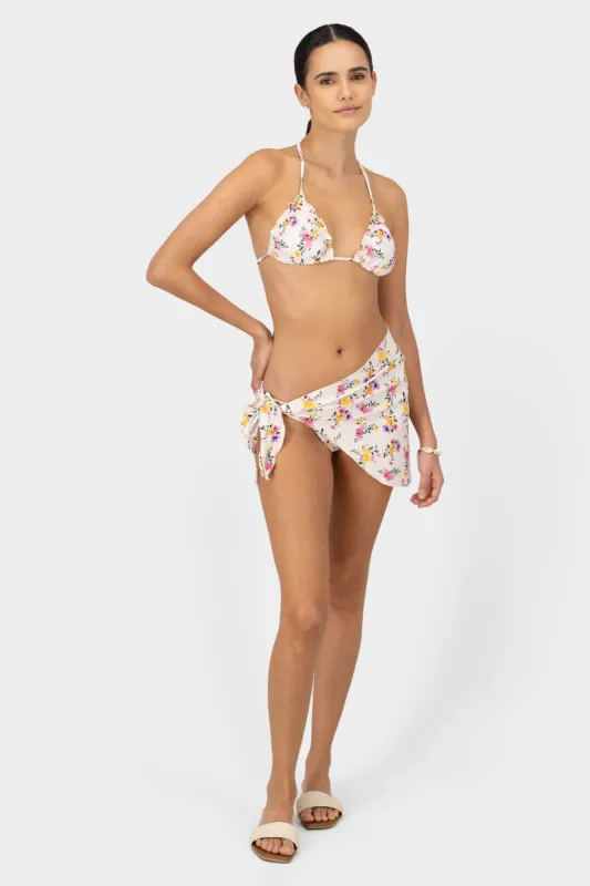 Bikini flores plisado 3 pzs sold by Shasa