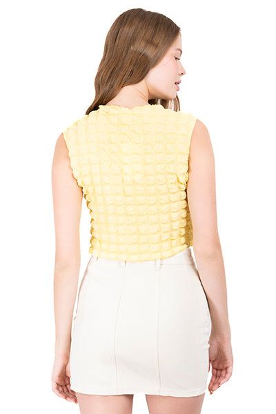 Top crop monocolor textura sold by Shasa product image thumbnail 4