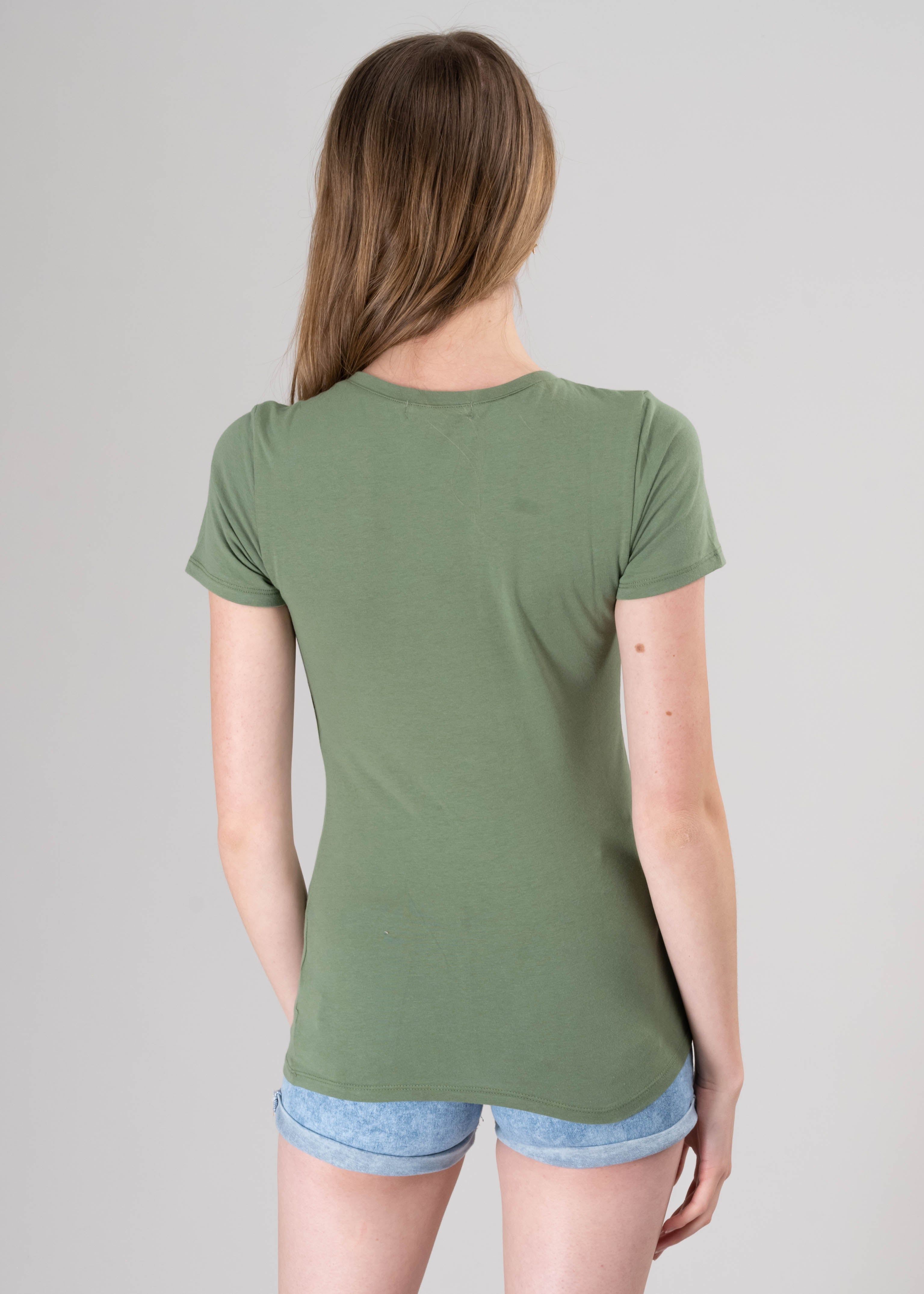 Playera manga corta escote v liso sold by Shasa product image thumbnail 4