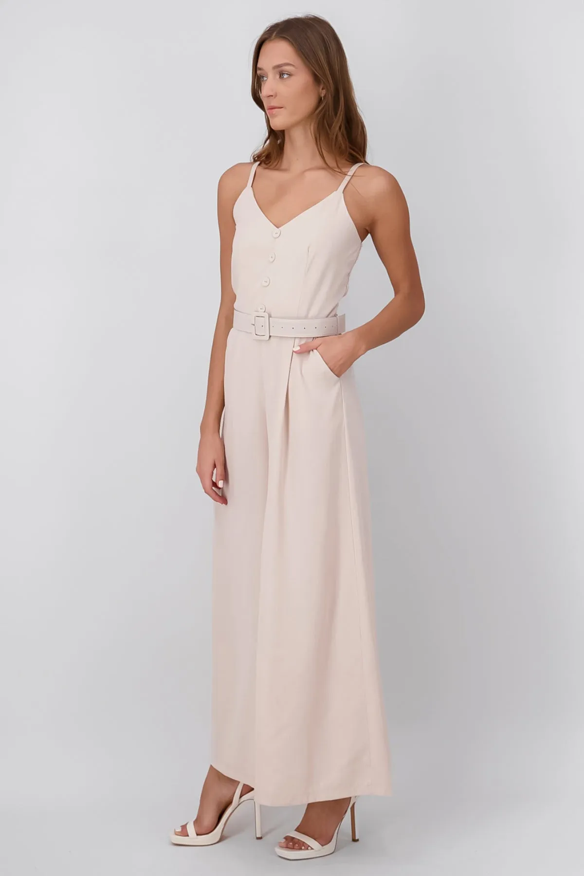 Jumpsuit Pantalon Wide Leg Con Cinturon Hypsters sold by Shasa product image thumbnail 3