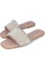 Sandalias pala aplicaciones perlas sold by Shasa