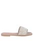 Sandalias pala aplicaciones perlas sold by Shasa