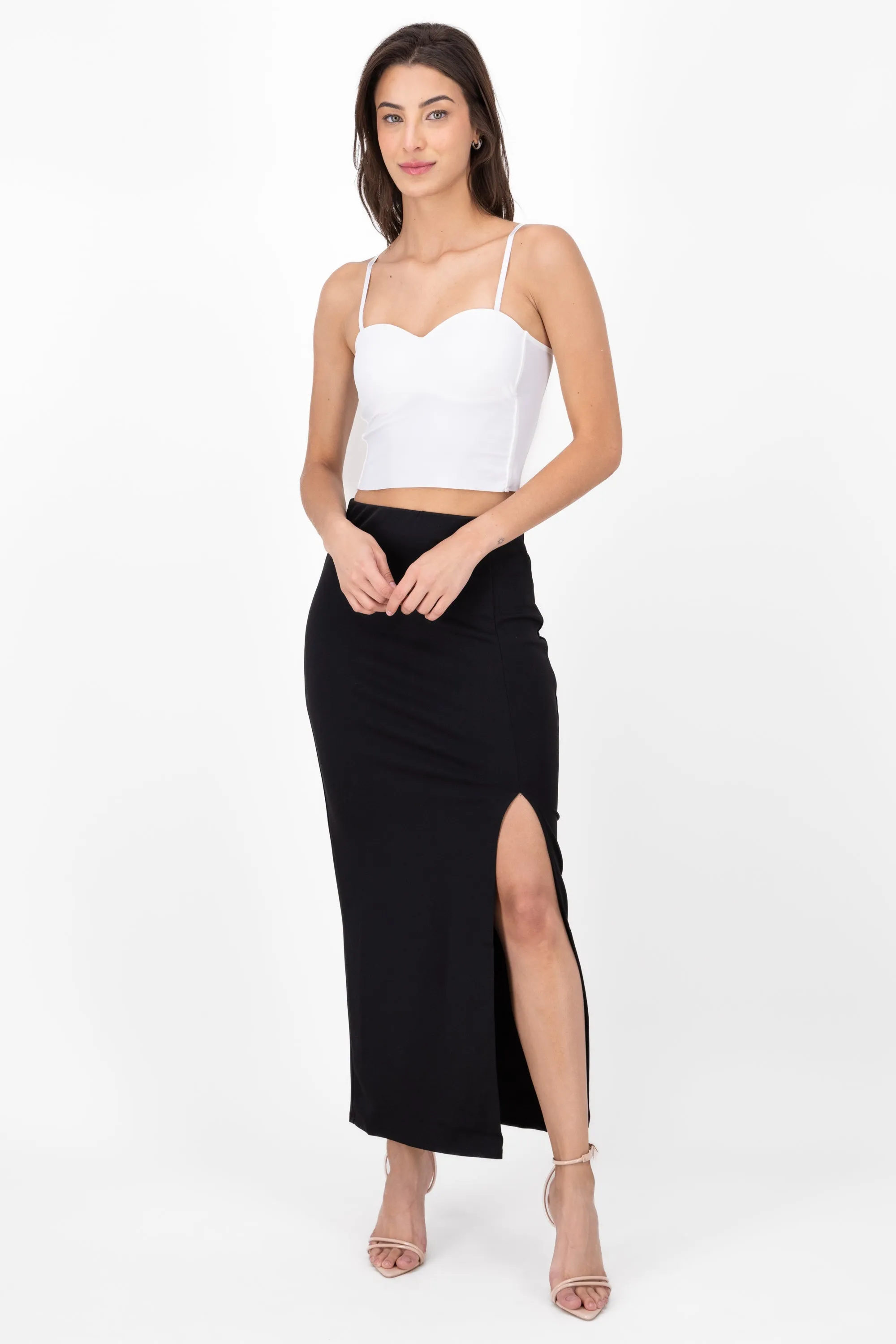 Falda Midi Abertura sold by Shasa