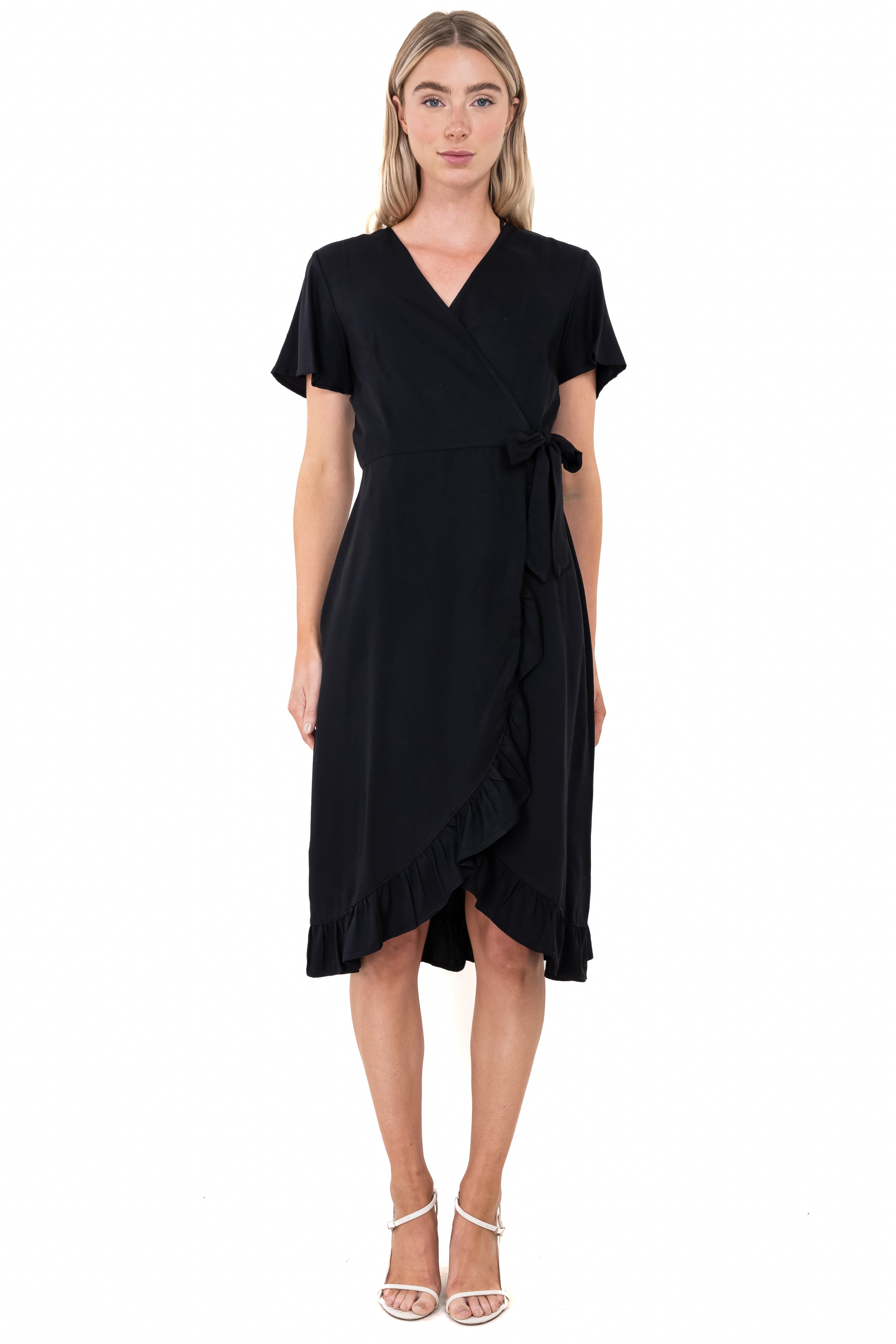 Vestido midi wrap olanes sold by Shasa product image thumbnail 2