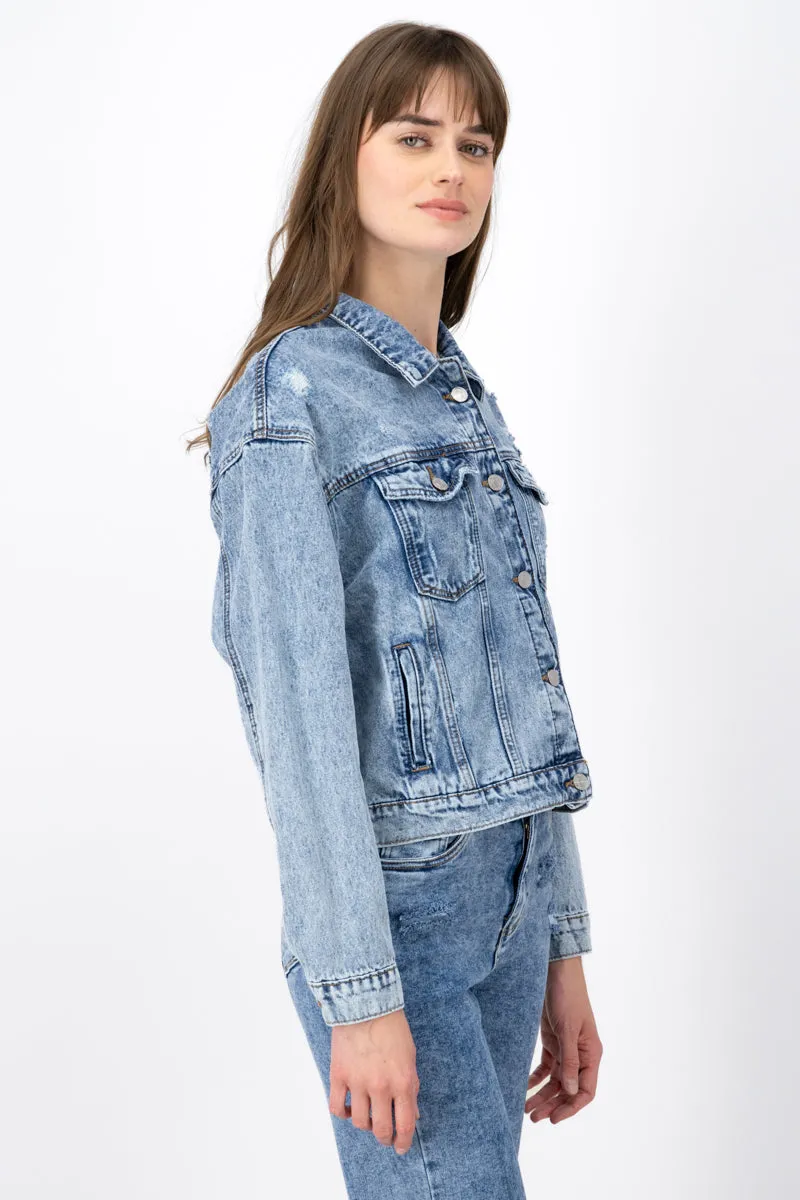 Chamarra Denim Destrucciones sold by Shasa product image thumbnail 3