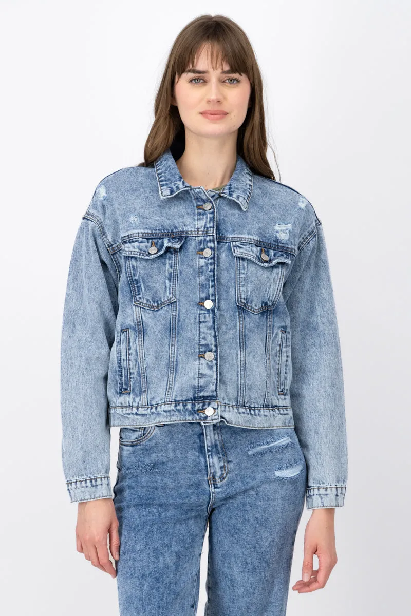 Chamarra Denim Destrucciones sold by Shasa product image thumbnail 2