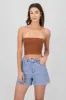 Top Tubo Strapless Rib sold by Shasa