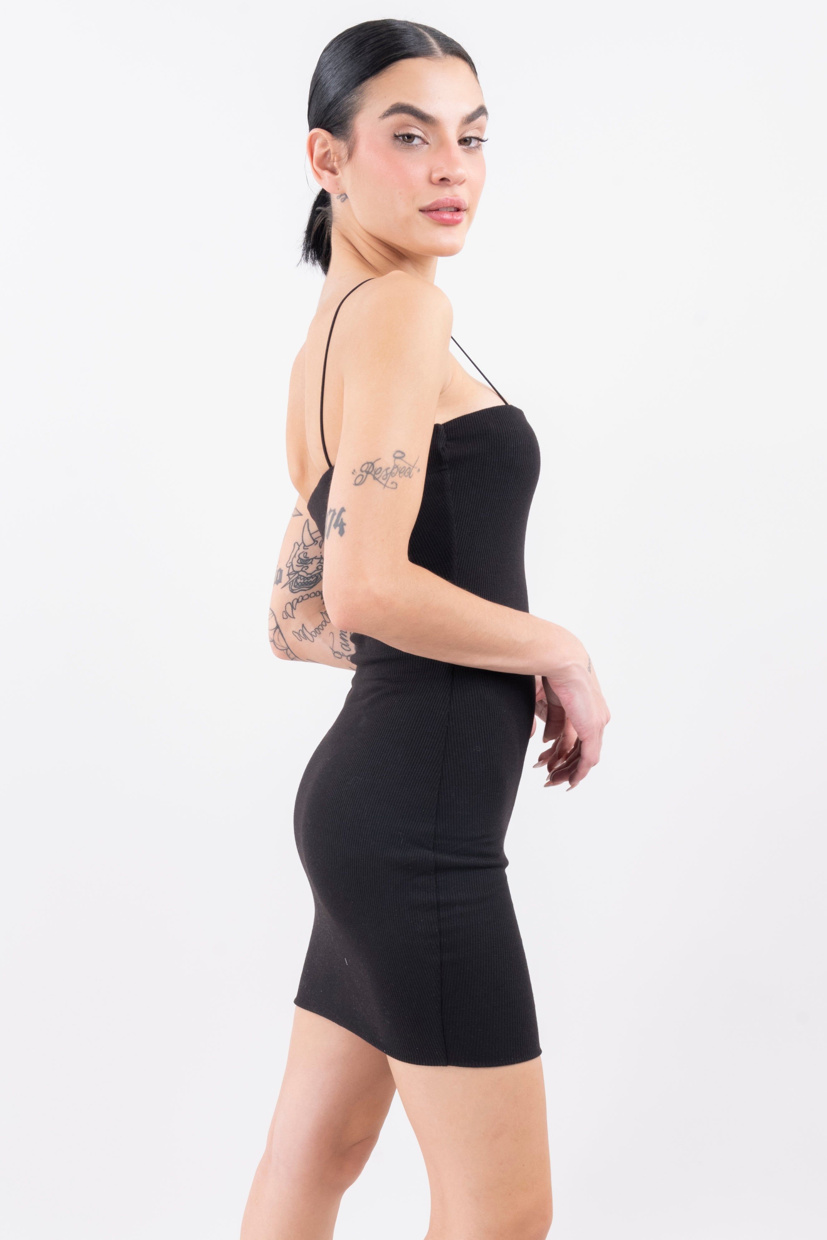 Vestido mini acanalado tirantes sold by Shasa product image thumbnail 3