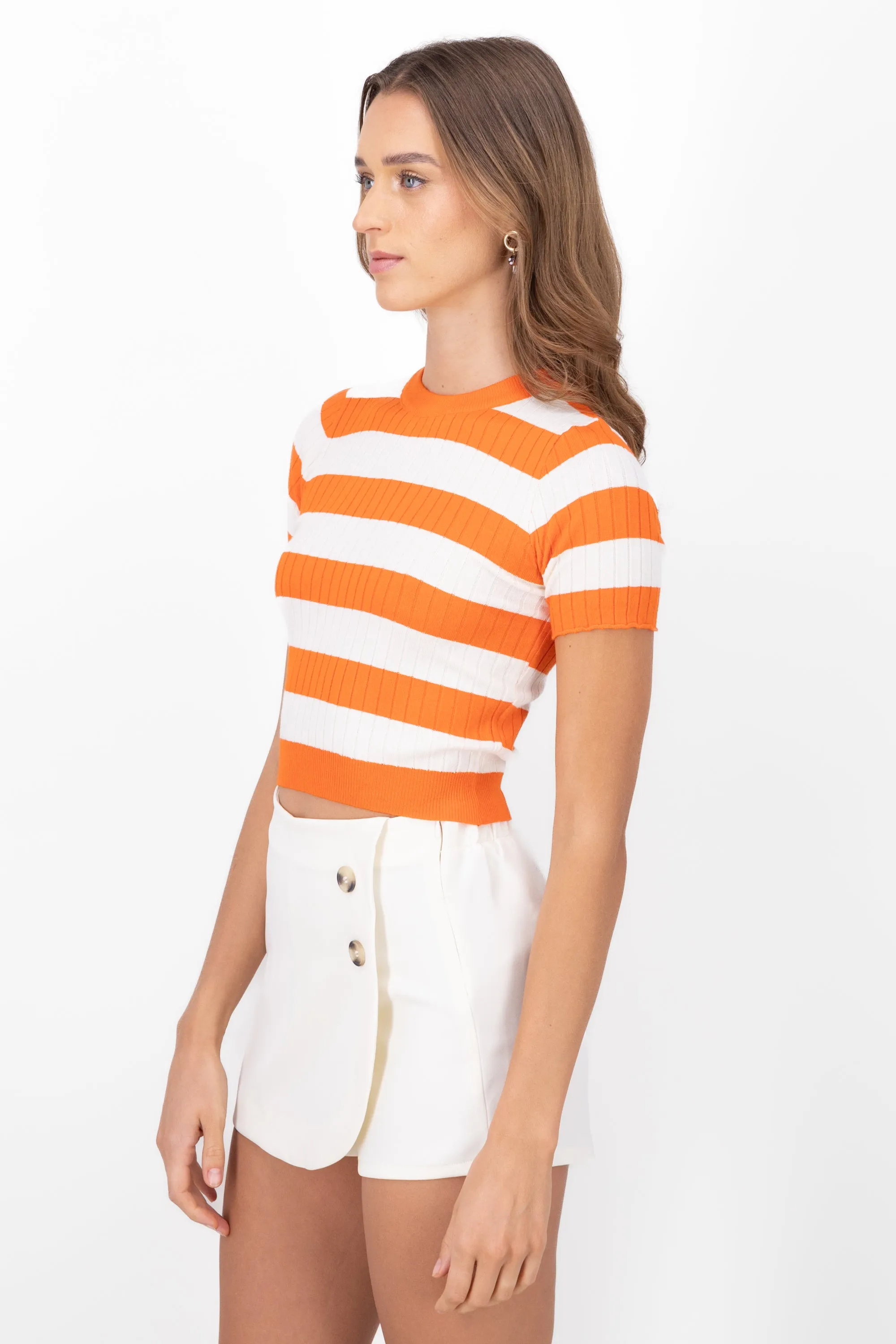 Top tejido manga corta rayas sold by Shasa product image thumbnail 4