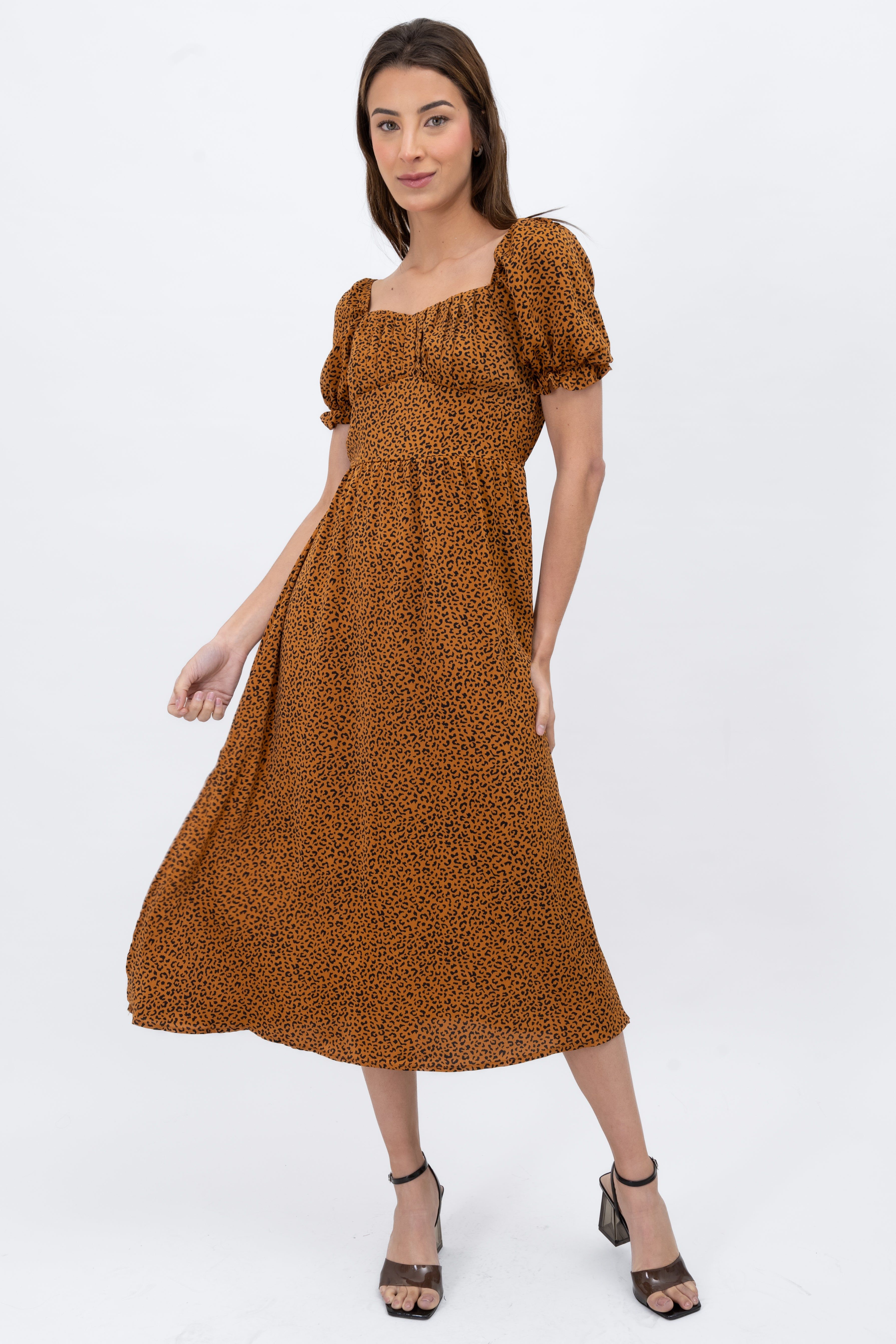 Vestido maxi animal print sold by Shasa