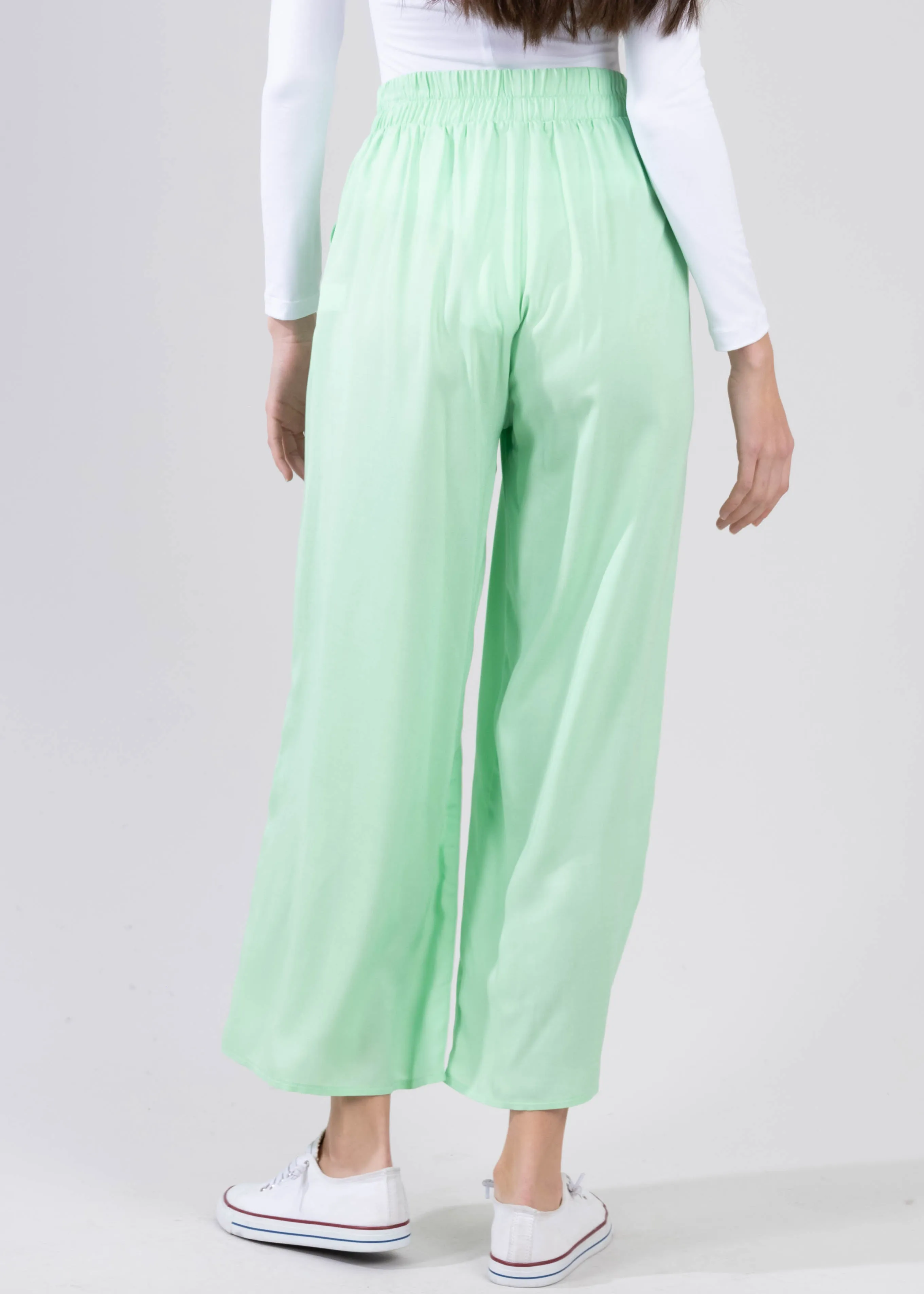 Pantalón Wide Leg Cintura Alta Fruncida sold by Shasa product image thumbnail 4