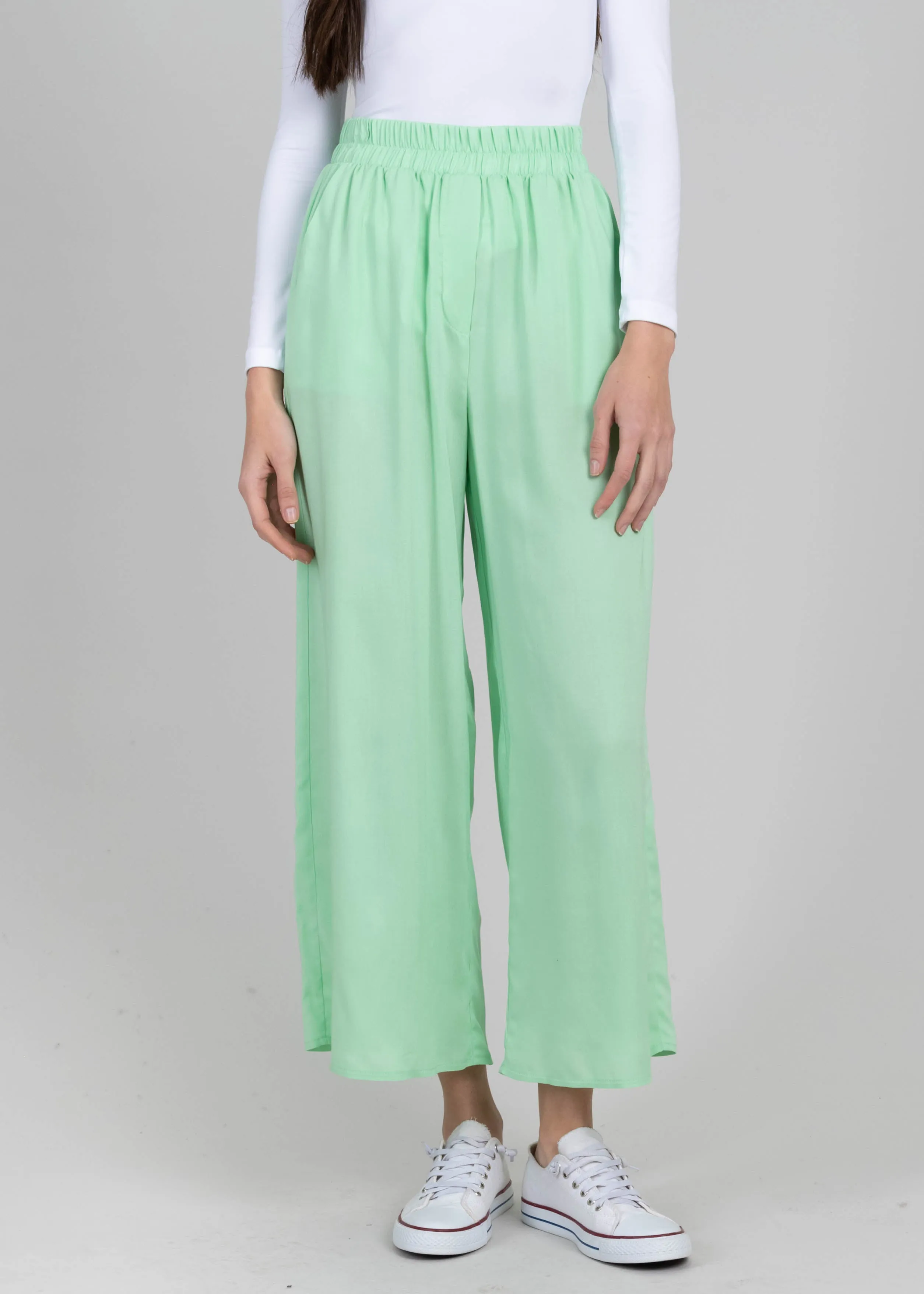 Pantalón Wide Leg Cintura Alta Fruncida sold by Shasa product image thumbnail 2