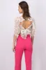 Top mangas mesh flores sold by Shasa
