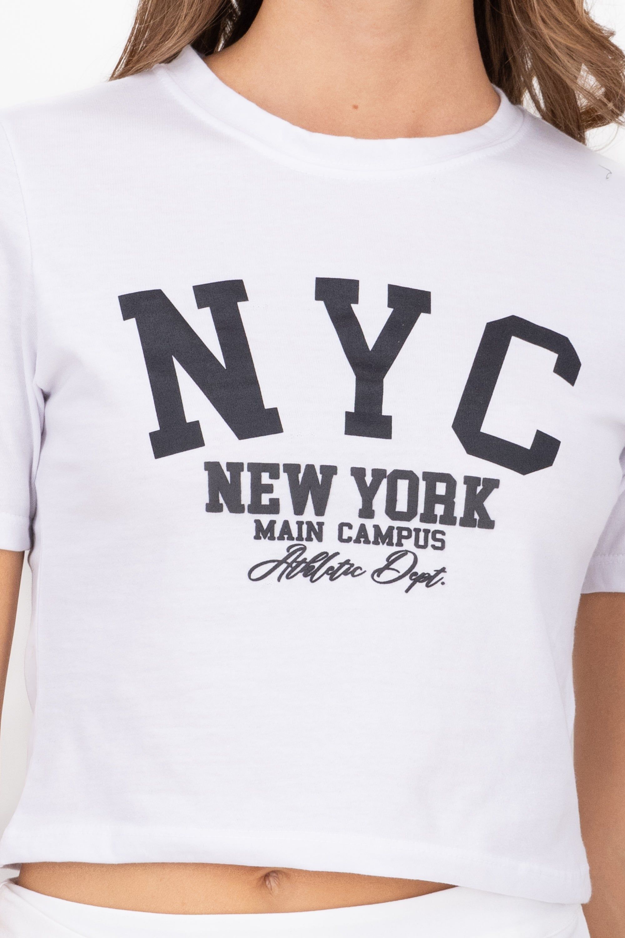 Playera Manga Corta Crop Nyc sold by Shasa product image thumbnail 5