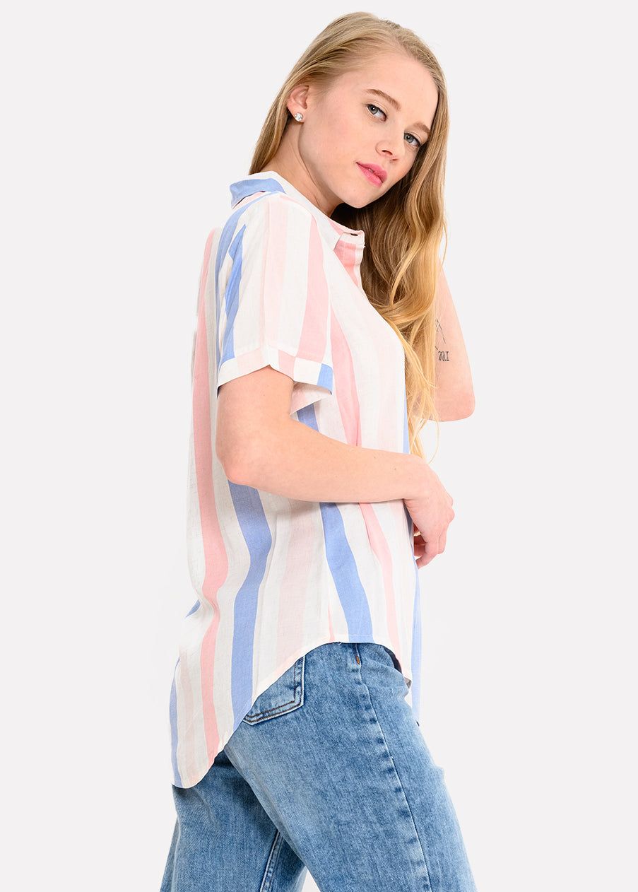 Camisa Manga Corta Rayada sold by Shasa product image thumbnail 3