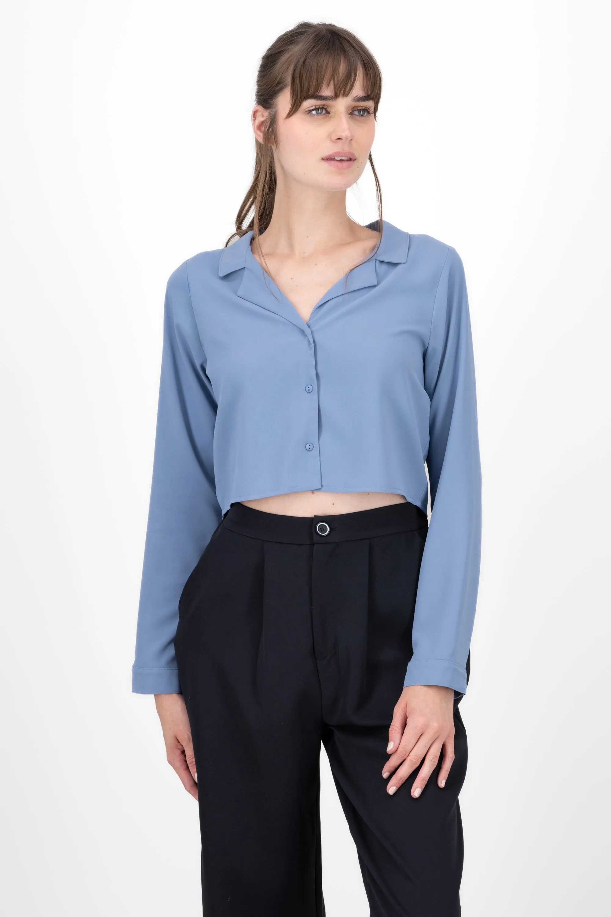 Camisa Lisa Manga Larga sold by Shasa