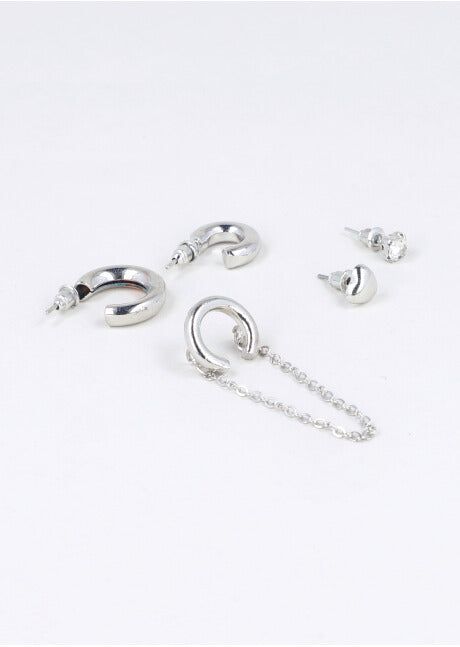 Set arracadas 5 earcuff cadena sold by Shasa product image thumbnail 2