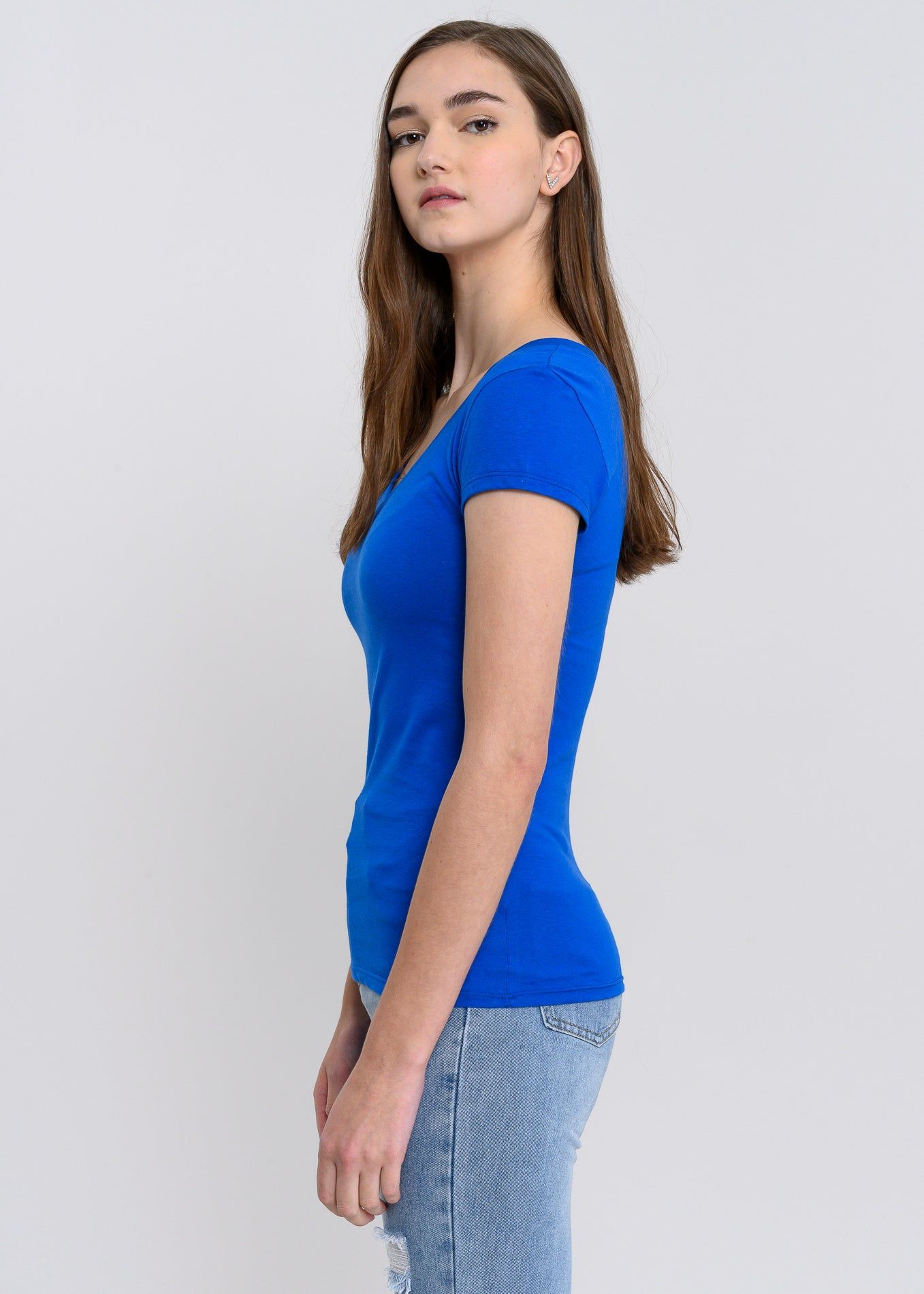 Blusa manga corta cuello v sold by Shasa product image thumbnail 3