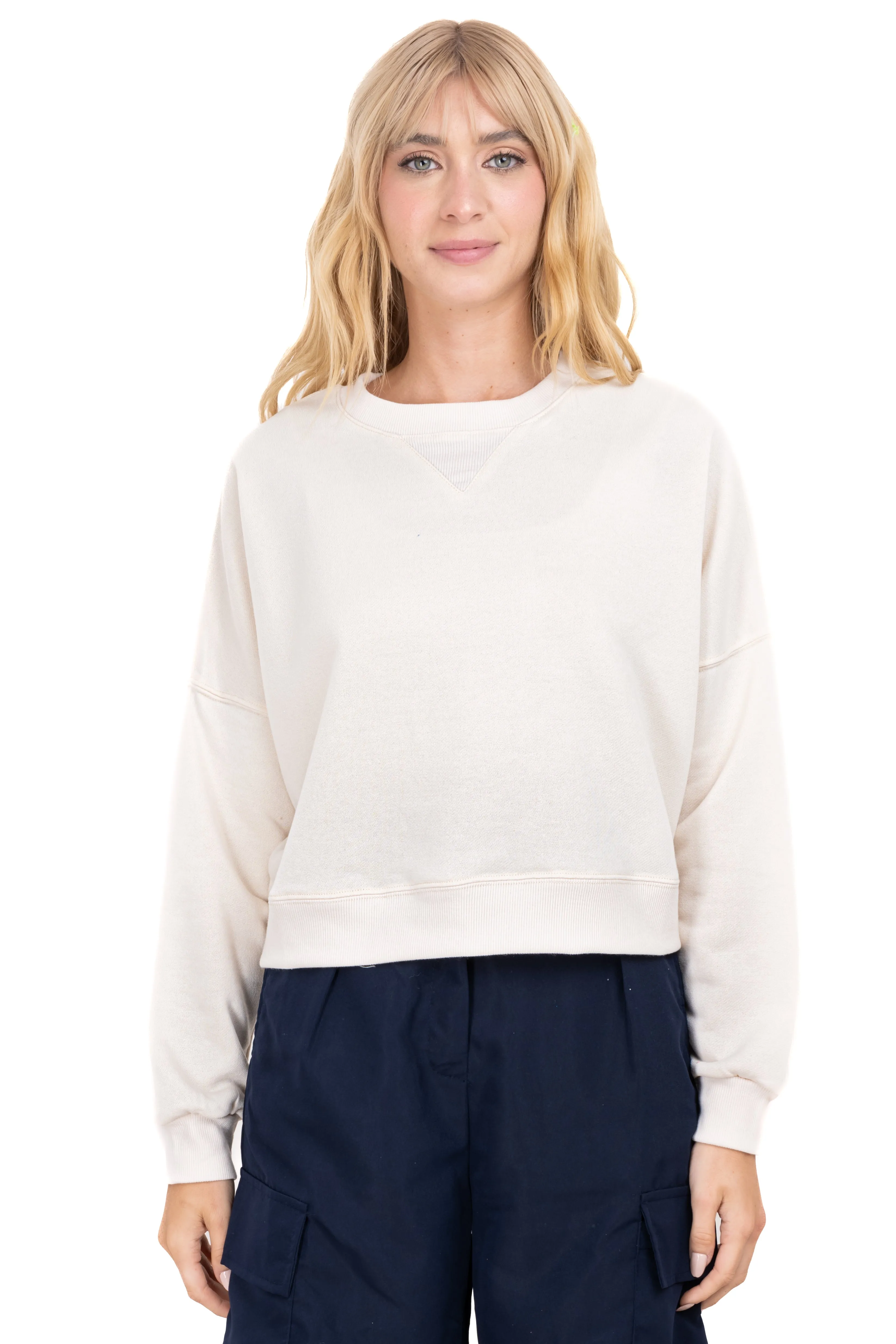 Sudadera crop cuello acanalado sold by Shasa product image thumbnail 2