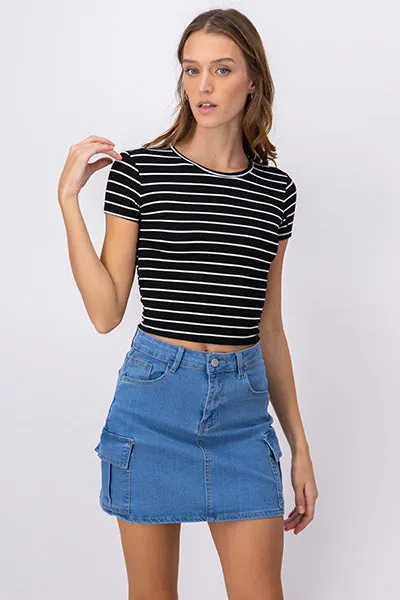 Playera Corta Rayas Manga Corta sold by Shasa product image thumbnail 2