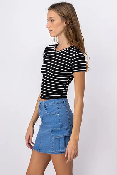 Playera Corta Rayas Manga Corta sold by Shasa product image thumbnail 3