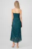 Maxi Vestido Liso Mesh Strapless sold by Shasa