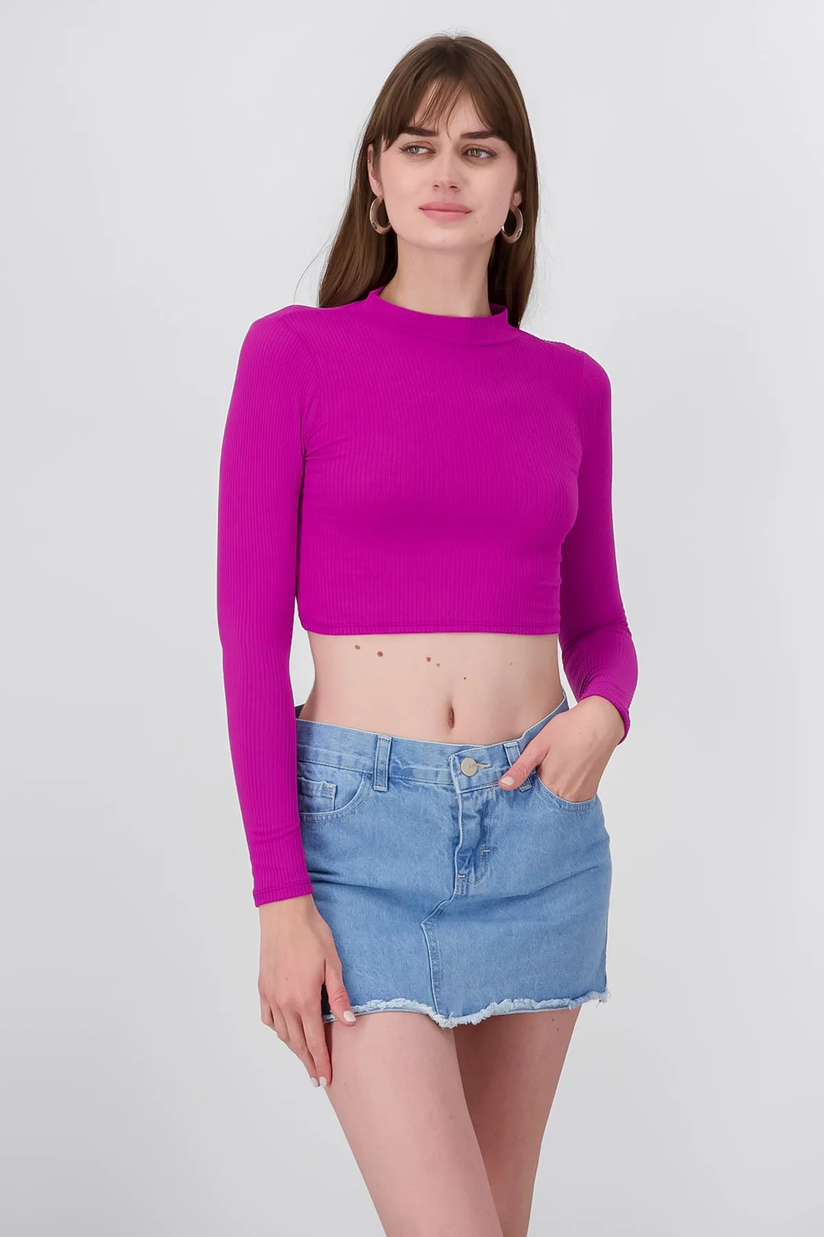 Top Acanalado Manga Larga sold by Shasa