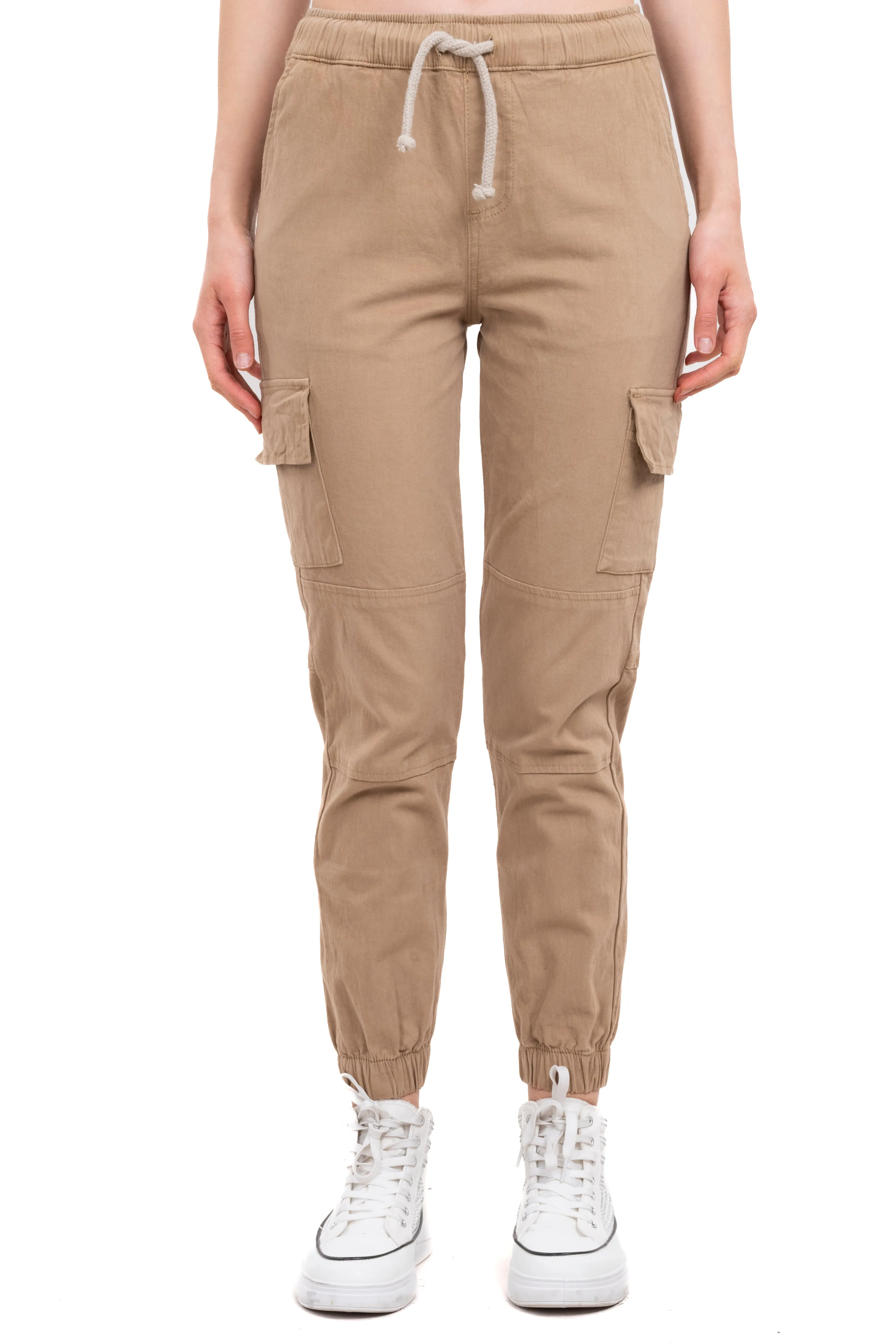 Jeans cargo elástico cintas sold by Shasa