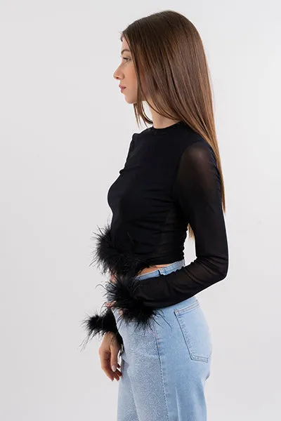 Top mesh plumas sold by Shasa product image thumbnail 3