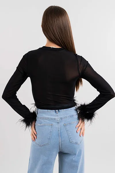 Top mesh plumas sold by Shasa product image thumbnail 4