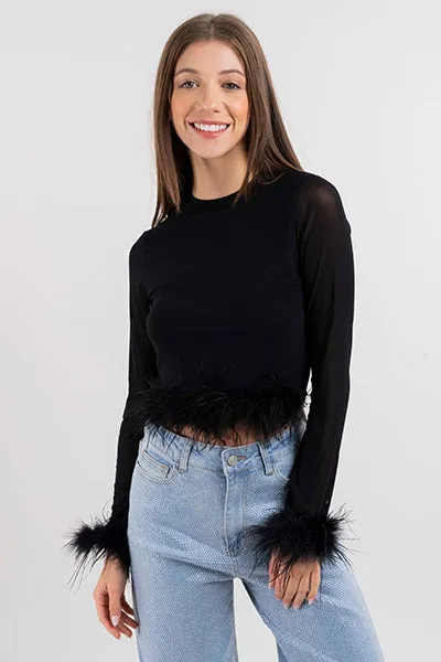 Top mesh plumas sold by Shasa