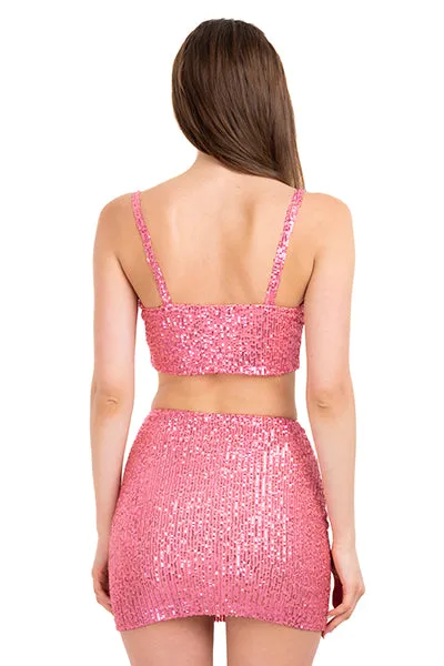 Top crop tirantes lentejuelas sold by Shasa product image thumbnail 4