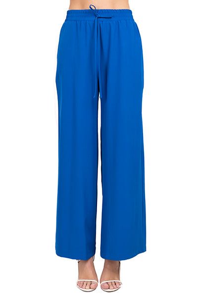 Pantalón amplio liso elástico sold by Shasa