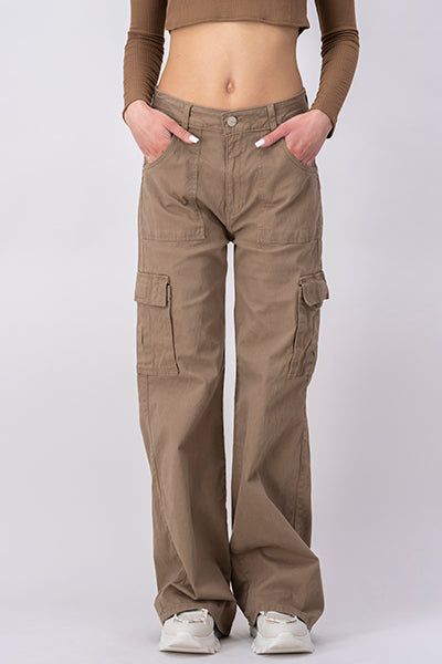 Jeans cargo wide leg con dos bolsas sold by Shasa product image thumbnail 2