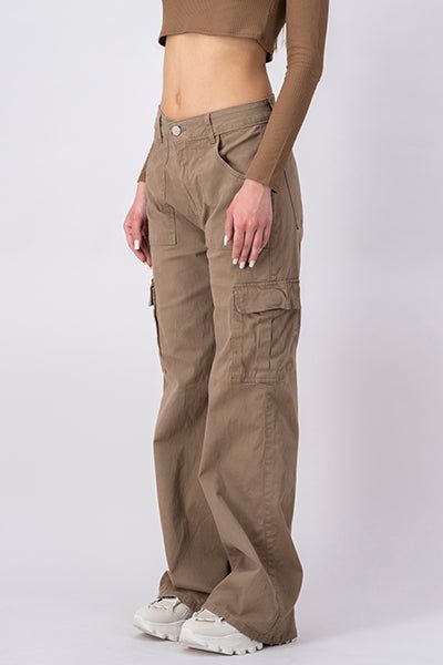 Jeans cargo wide leg con dos bolsas sold by Shasa product image thumbnail 3