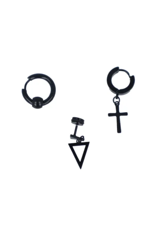 Set 3 piercings multidiseño sold by Shasa