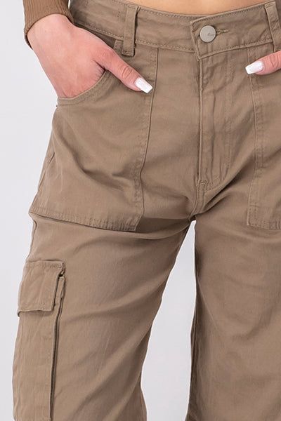 Jeans cargo wide leg con dos bolsas sold by Shasa product image thumbnail 5