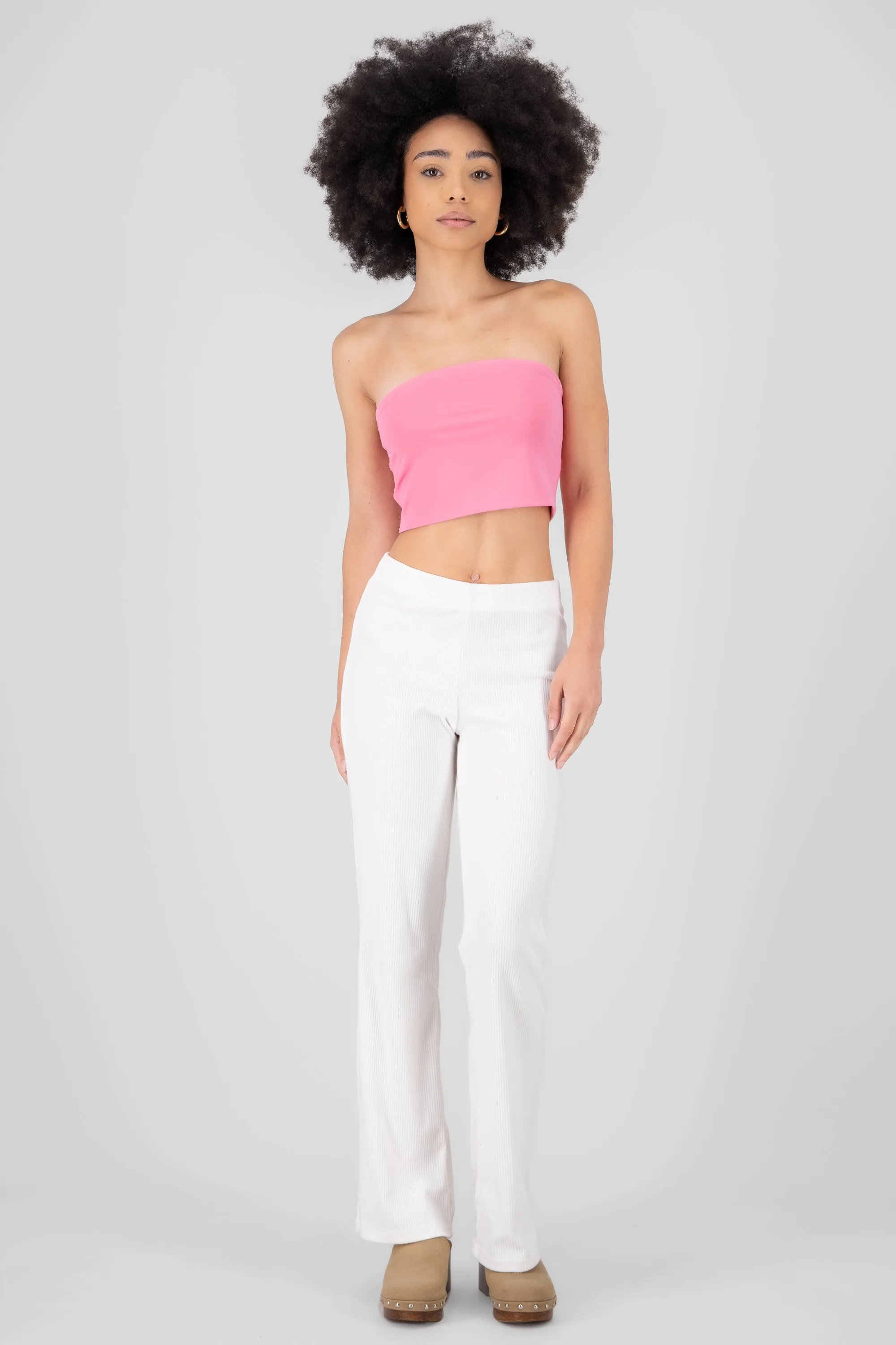 Pantalones lisos rib suave sold by Shasa