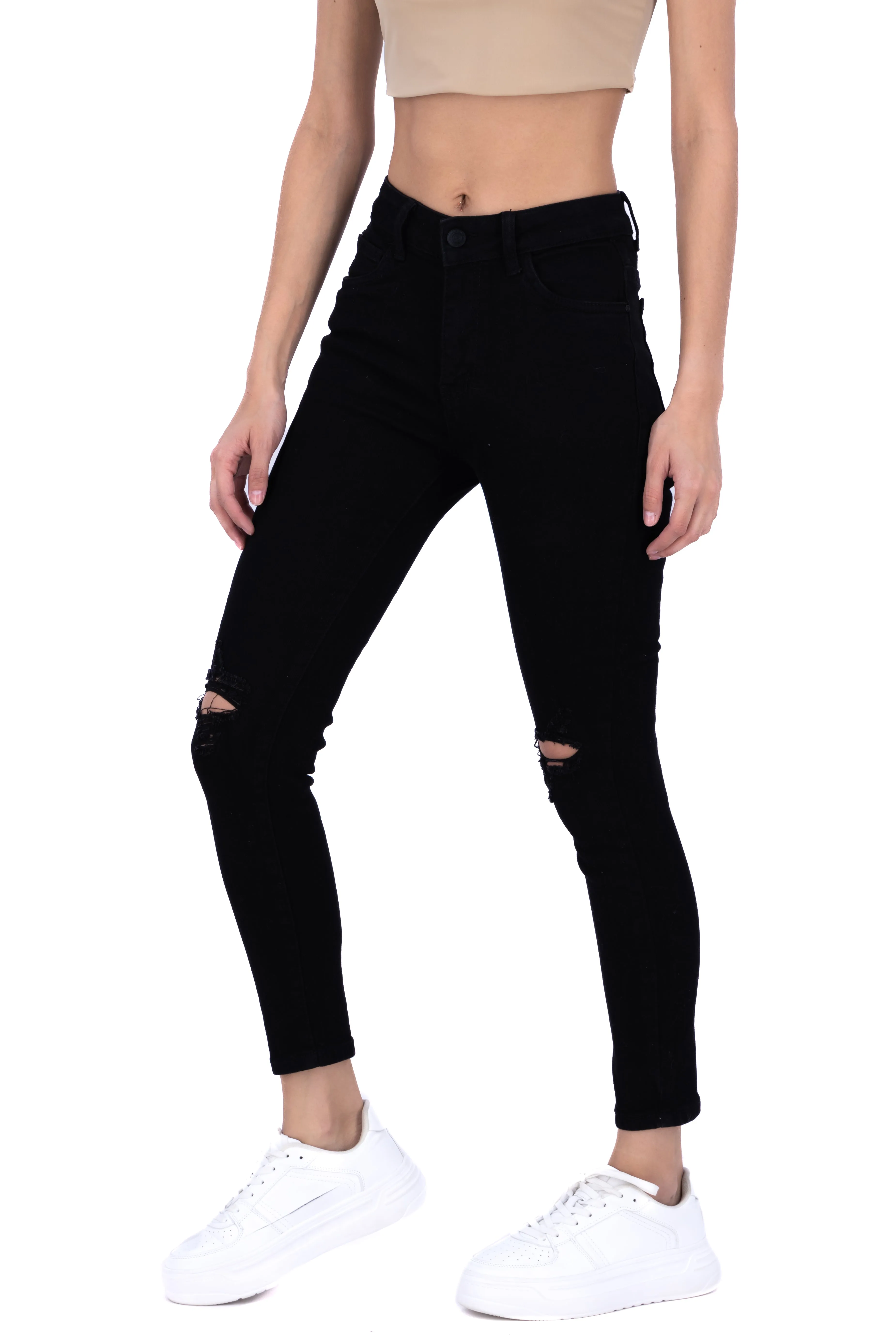 Jeans skinny destrucciones rodillas sold by Shasa product image thumbnail 3