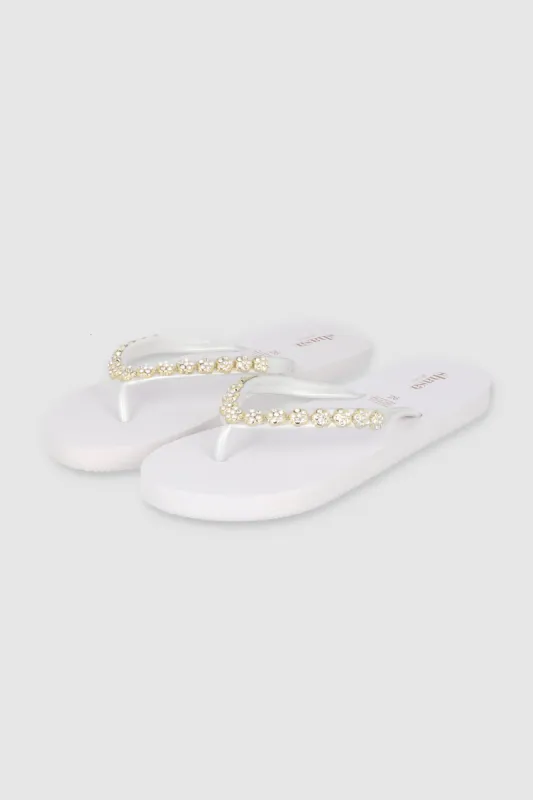 Flip Flops Chinela Flor Brillos sold by Shasa