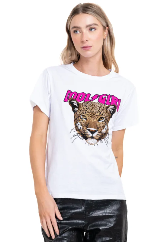 Tshirt manga corta detalle estampado sold by Shasa