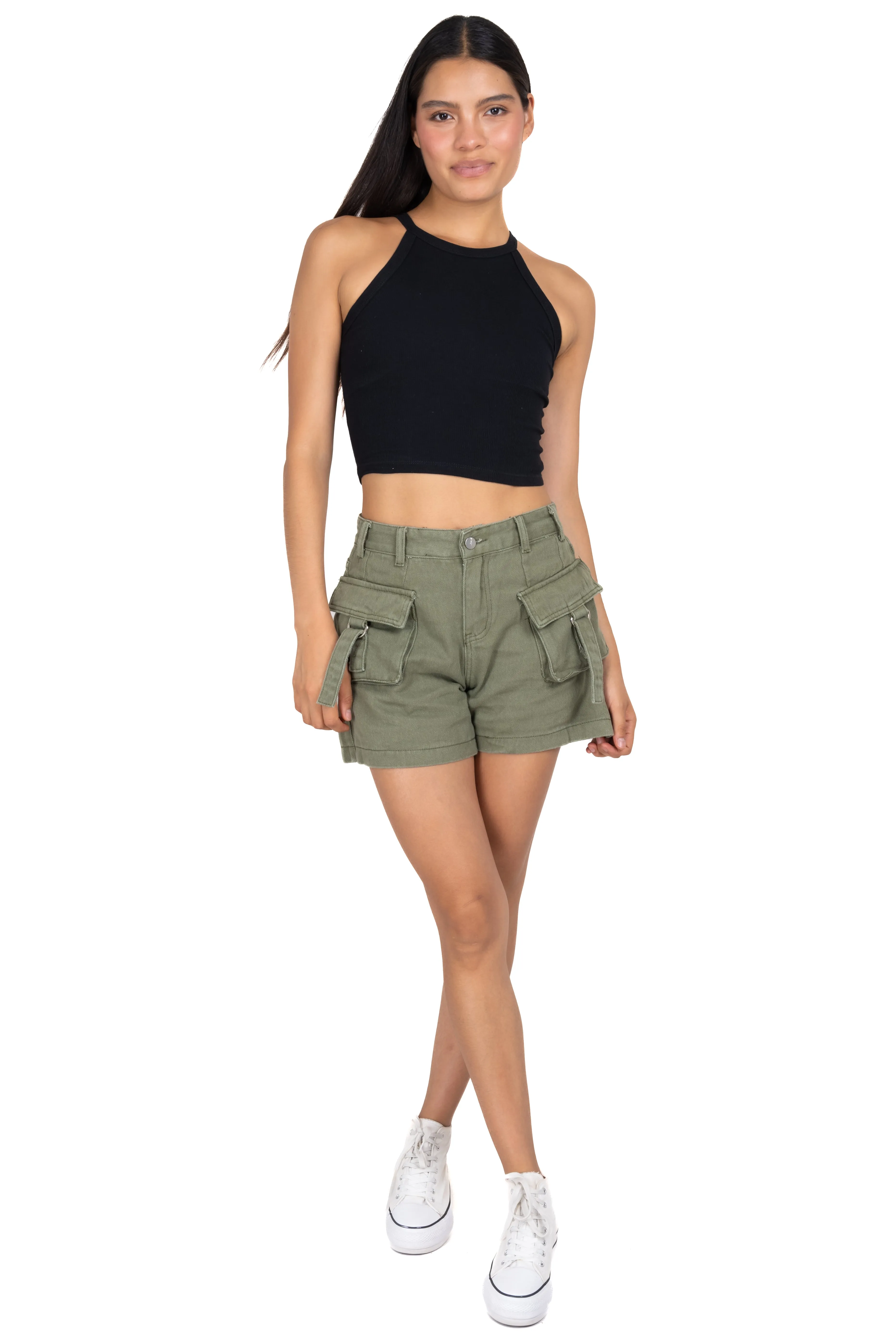 Short denim cargo sold by Shasa product image thumbnail 2