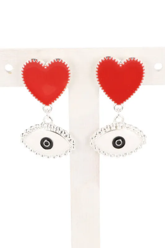 Aretes Corazon Ojo sold by Shasa