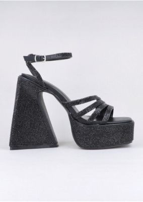 Tacon piramide plataforma brillos sold by Shasa