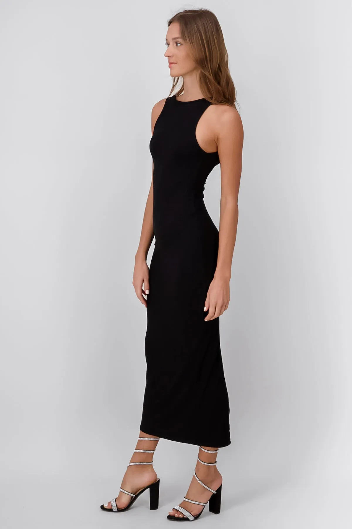Vestido Bodycon De Rib Con Abertura sold by Shasa product image thumbnail 3