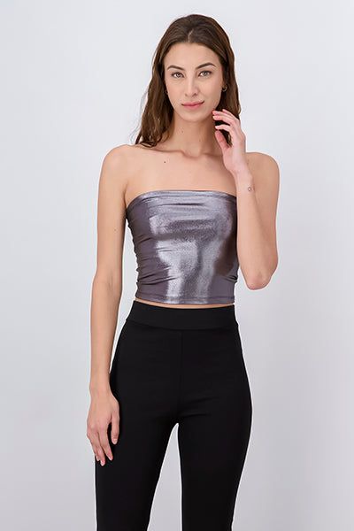 Top tubo metálico liso sold by Shasa