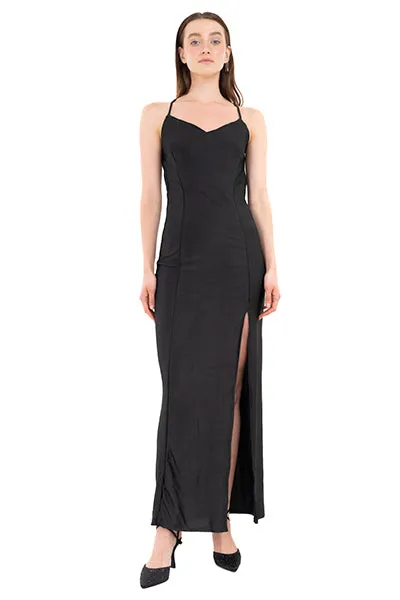 Vestido maxi tirantes abertura sold by Shasa product image thumbnail 2