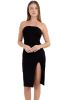 Vestido midi bodycon strapless sold by Shasa