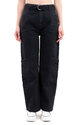 Jeans wide leg cinturón sold by Shasa