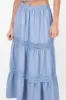 Falda Midi Cortes sold by Shasa